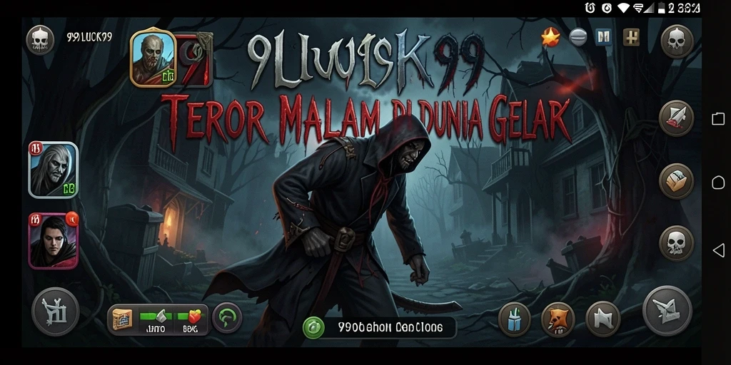 Tangkapan layar gameplay 99LUCK99 yang menunjukkan suasana Horror yang mencekam.