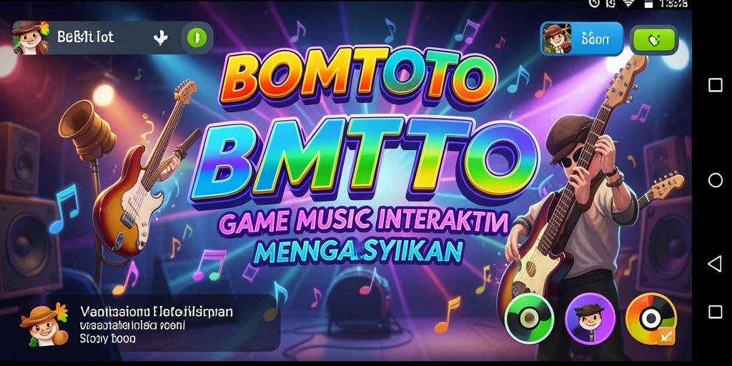 Screenshot gameplay BOMTOTO menampilkan aksi seru dan interaksi pemain.