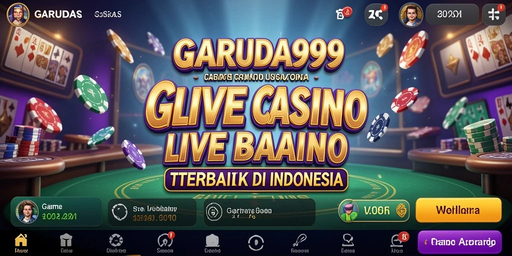 Tampilan gameplay Live Casino GARUDA999 yang menegangkan dan seru.