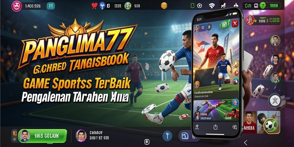 Tampilan screenshot utama PANGLIMA77 yang menampilkan antarmuka taruhan olahraga.