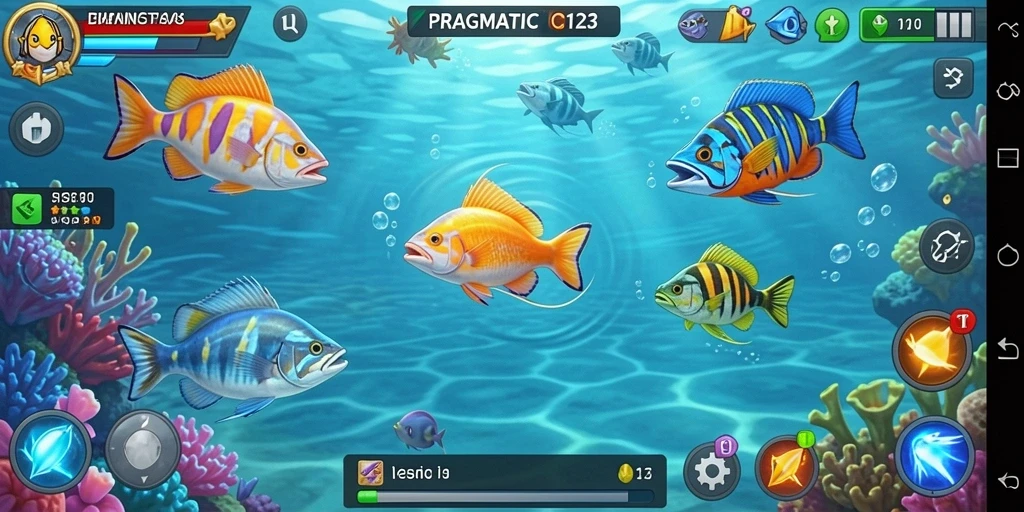 Tampilan menarik dari gameplay Tembak Ikan di PRAGMATIC123.