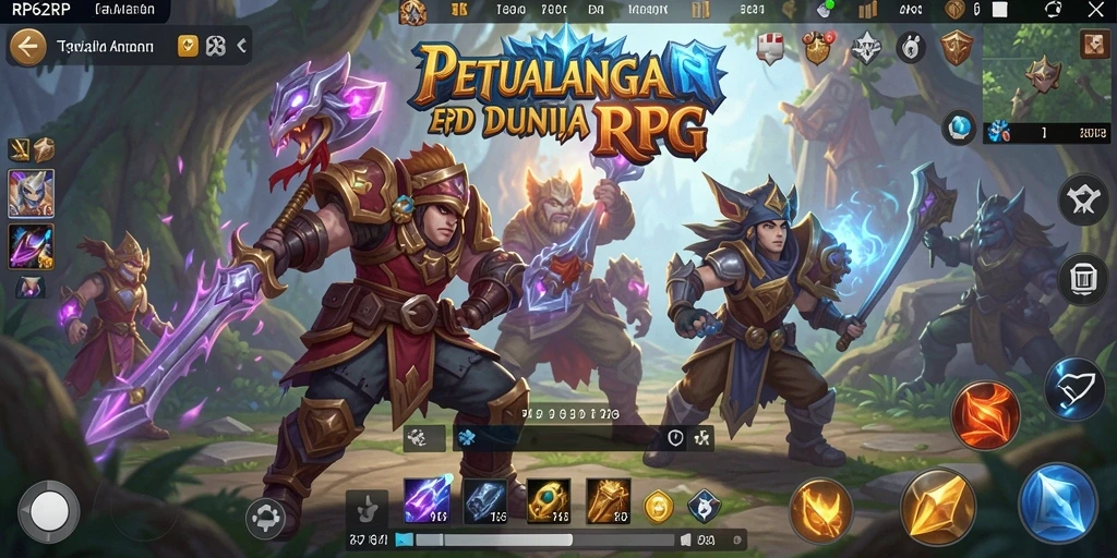 Tampilan menarik dari gameplay RPG yang mendalam dan penuh tantangan.