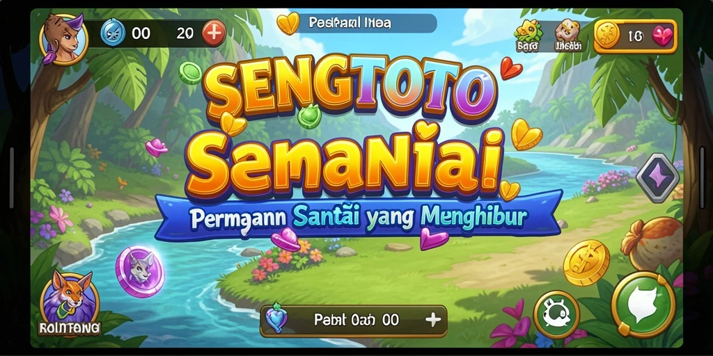 Screenshot permainan SENGTOTO yang penuh warna dan mengasyikkan.