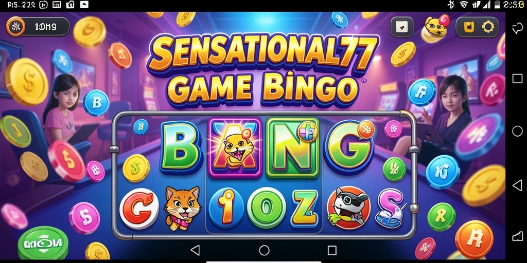 Screenshot gameplay SENSATIONAL77 yang menunjukkan keseruan Bingo.